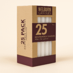 Bulk Taper Household Candles & 7 Day Equivalent Pack.