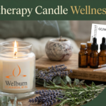 Aromatherapy candle manufacturing with essential oils and botanical ingredients — Welburn Candles wellness range