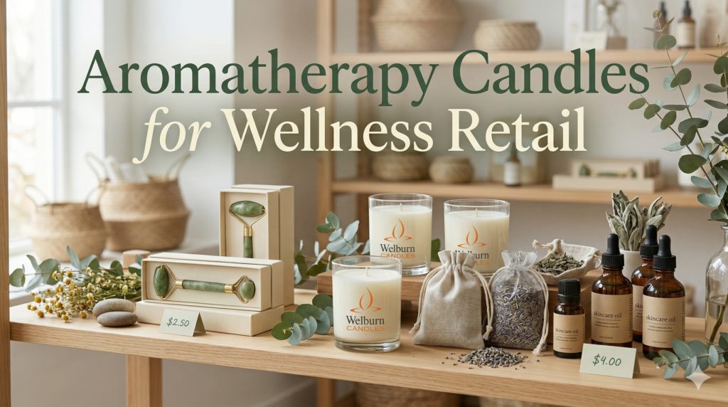 Aromatherapy candle retail strategy for wellness boutiques and health shops — Welburn Candles wholesale and private label