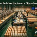 Professional candle manufacturing facility with global export candles — Welburn Candles, India