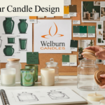 Custom jar candle design consultation at Welburn Candles — vessel options, lid styles, and branding development