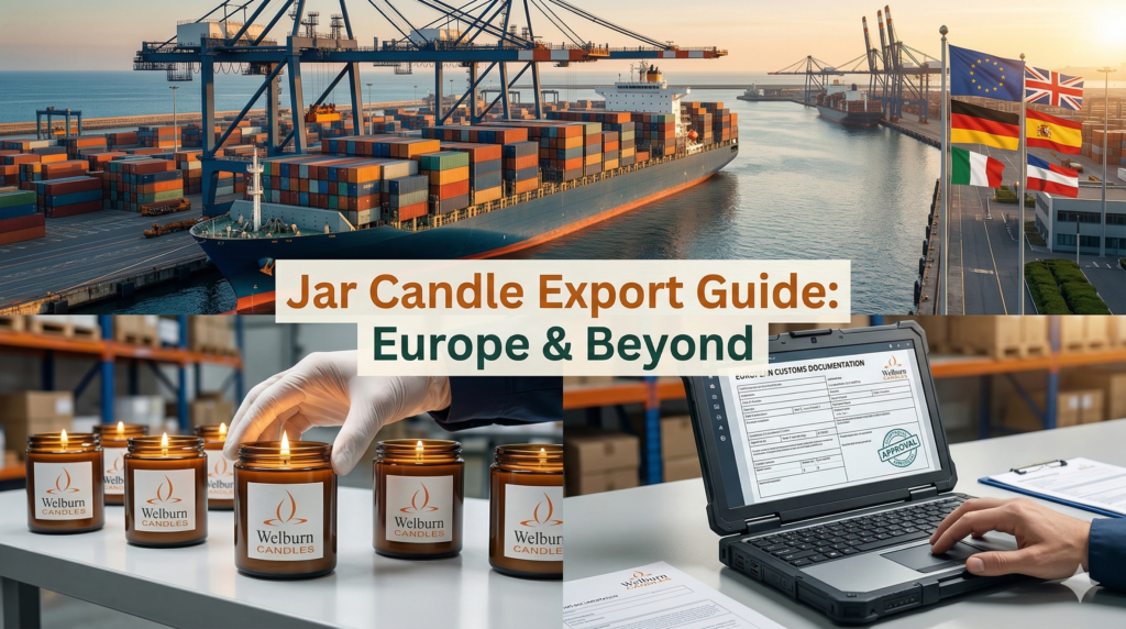 Jar candle export guide for European importers — Welburn Candles global shipping and compliance