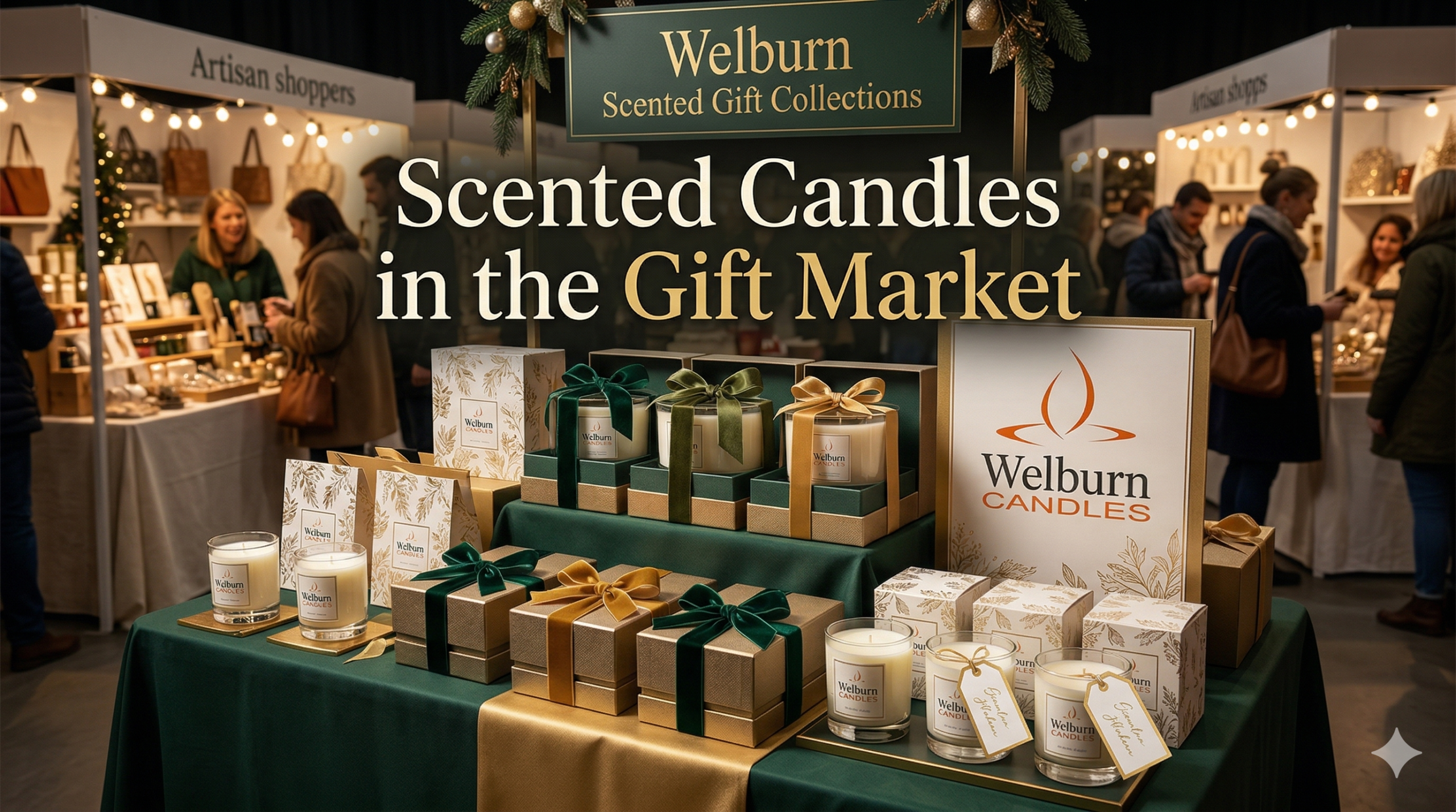 Scented candle gift sets and gift market strategy for retail brands — Welburn Candles manufacturing and packaging