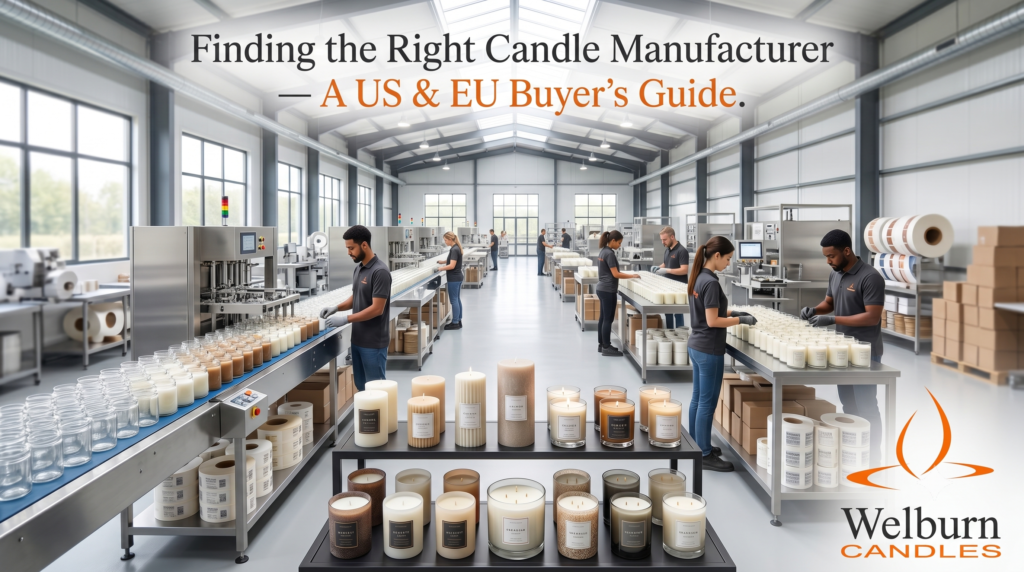 Candle manufacturers sourcing guide for USA and Europe — professional candle production facility India — Welburn Candles