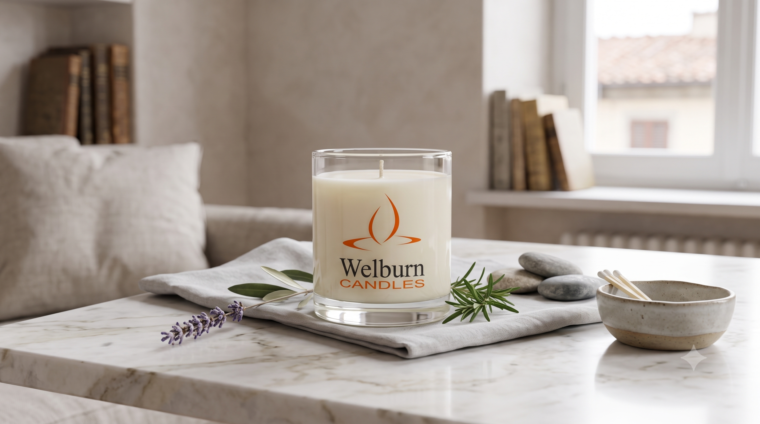 Scented candle manufacturer meeting IFRA and REACH standards for European brands