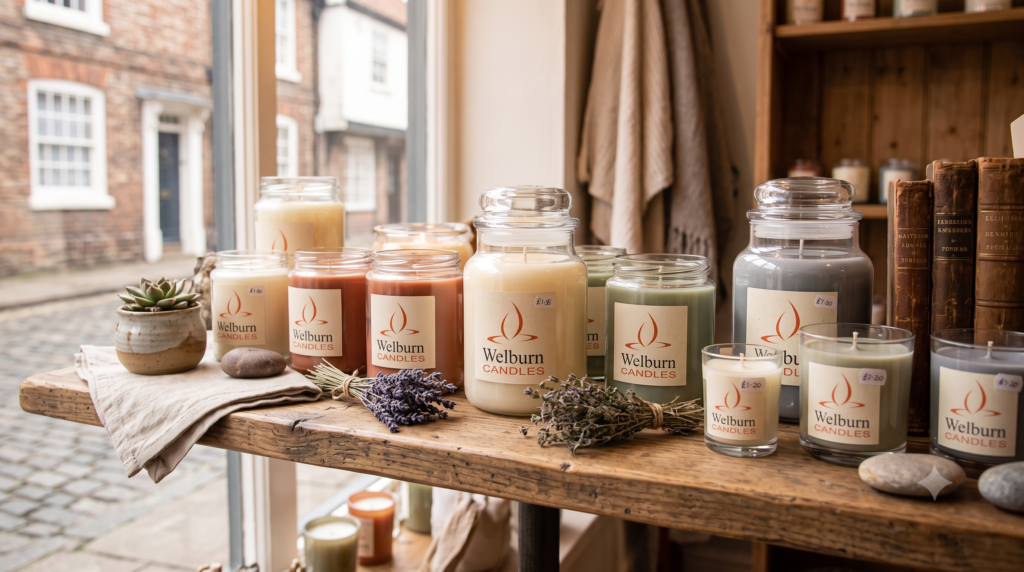 Jar candle manufacturer supplying UK home fragrance boutique retailers