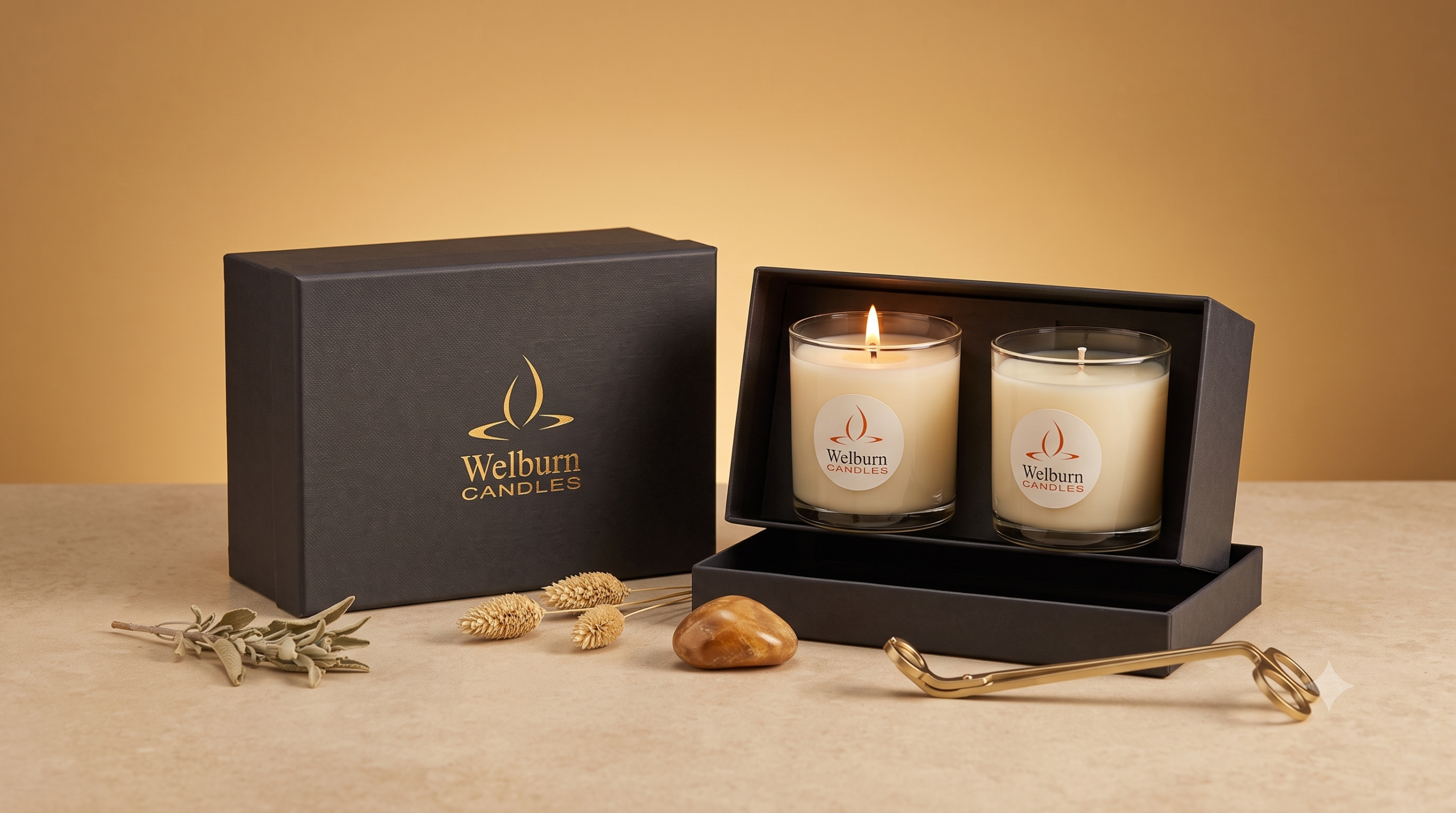 Private label candle manufacturer supplying custom-labeled jar candles for GCC retail